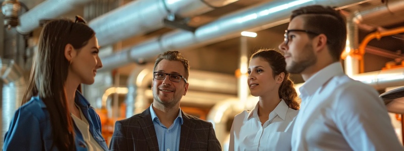 team discussing regular maintenance plans for plumbing system efficiency and cost savings.